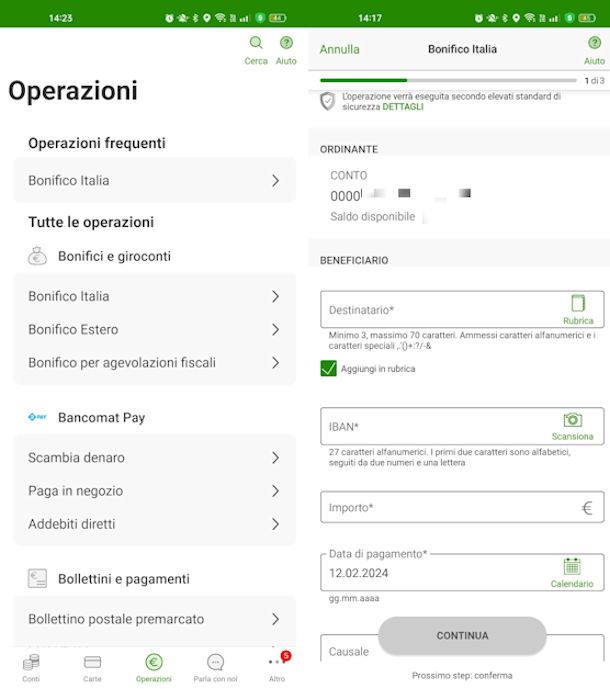 Come fare un bonifico con il cellulare Intesa Sanpaolo