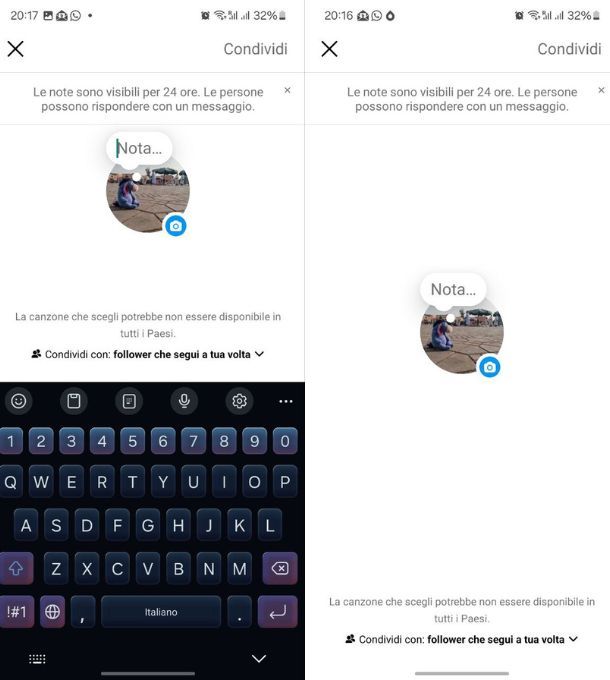 Come avere le note su Instagram
