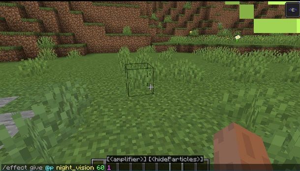 Come ottenere la visione notturna su Minecraft con i comandi