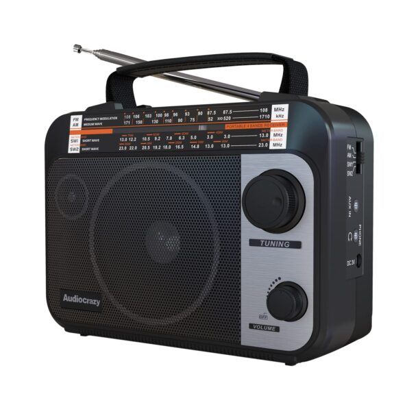 Ricaricabile FM Radio portatile Ricevitore altoparlante, supporto USB / TF  / Musica MP3 Player