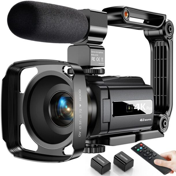 Videocamera telecamera Full HD digitale portatile mini camcorder palmare videocamera  digitale con IR Night Vision 24,0…, Prezzi e Offerte