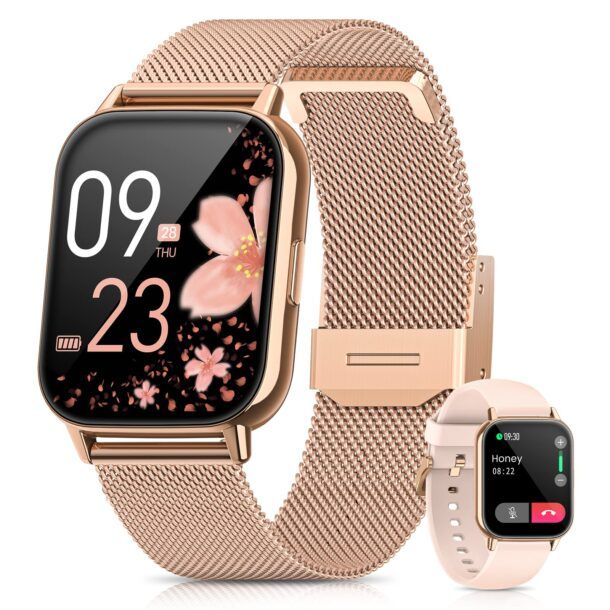 Smartwatch Donna, 1.8 Orologio Smartwatch Chiamate e Risposta