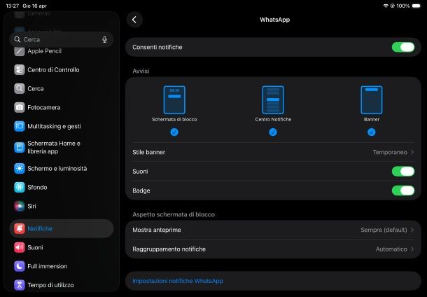 Come mettere il numero su icona WhatsApp su iPhone e iPad
