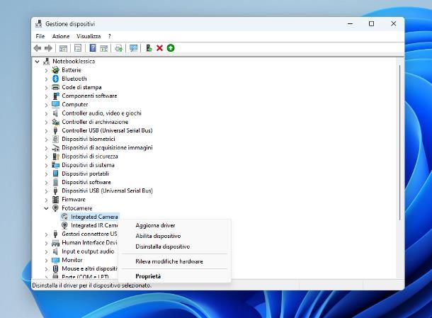 Come attivare la webcam del PC Windows 11