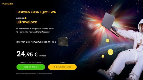 Come funziona FWA Fastweb