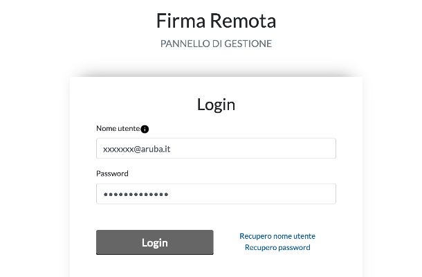 Come rinnovare la Firma Digitale Remota Aruba