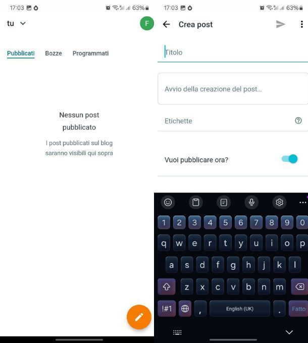 blogger android