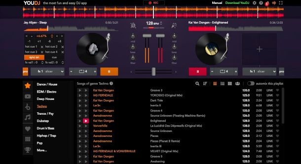 schermata YouDJ