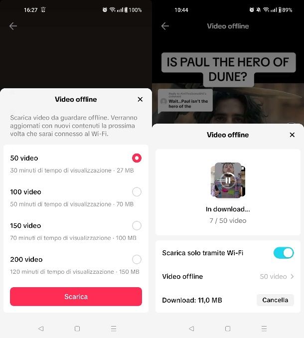 Come scaricare i video offline su TikTok