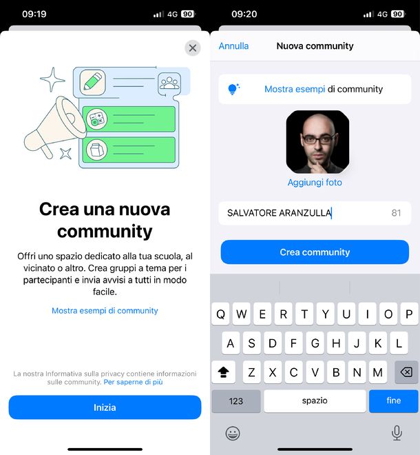 Come creare una community su Whatsapp