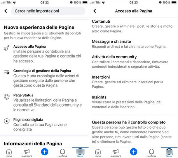 Come vedere amministratori pagina Facebook che gestisci_smartphone
