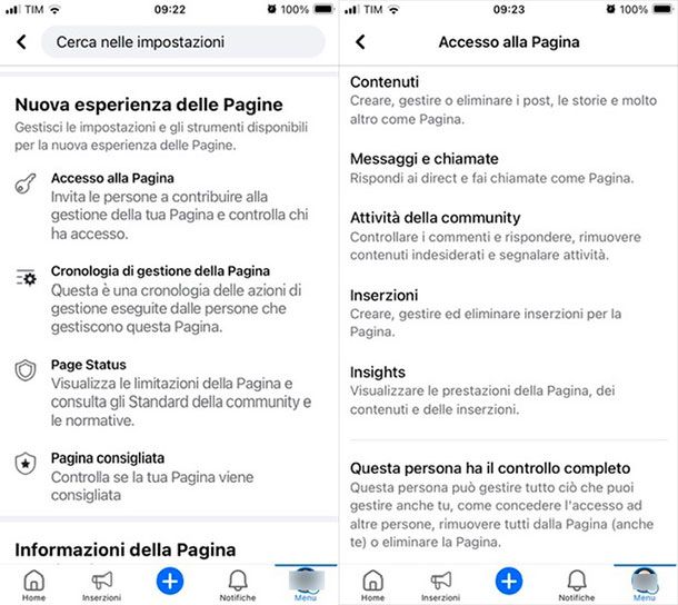 Come vedere amministratori pagina Facebook che gestisci_smartphone