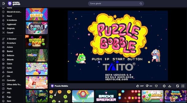 Puzzle Bobble online