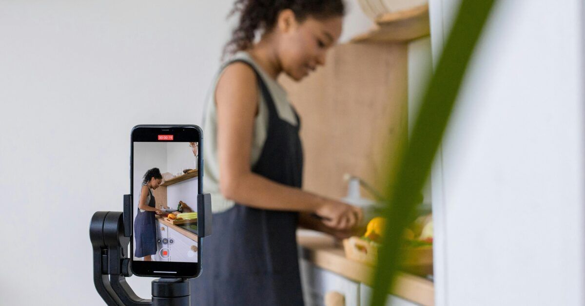 Stabilizzatore Video Per Smartphone Con Impugnatura Ergonomica, Supporto Treppiede Antiscivolo Per Riprese Fluide E Live Streaming