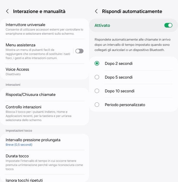 Risposta automatica Android