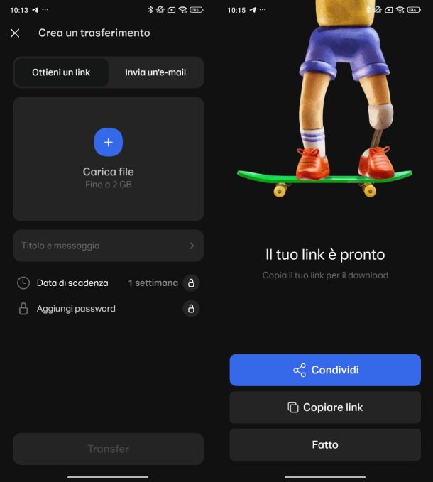 WeTransfer Android