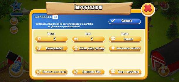 Assistenza Hay Day