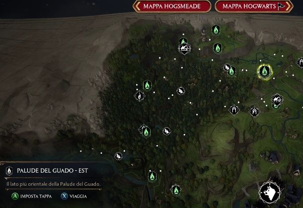 Mappa Hogwarts Legacy