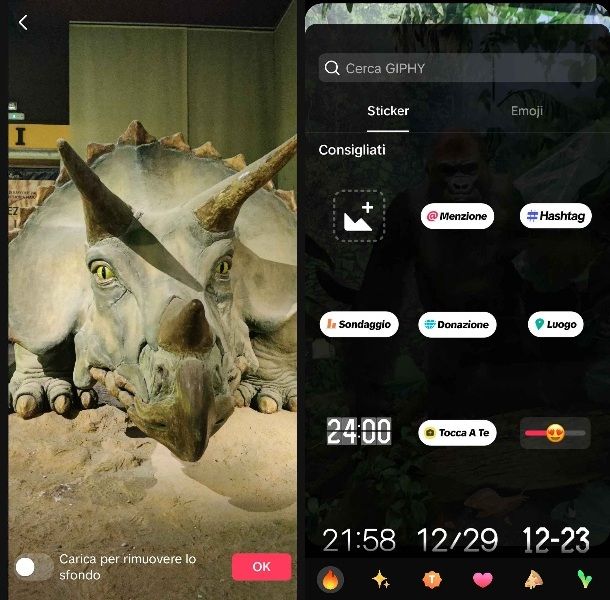 Come trasformare una foto in sticker TikTok