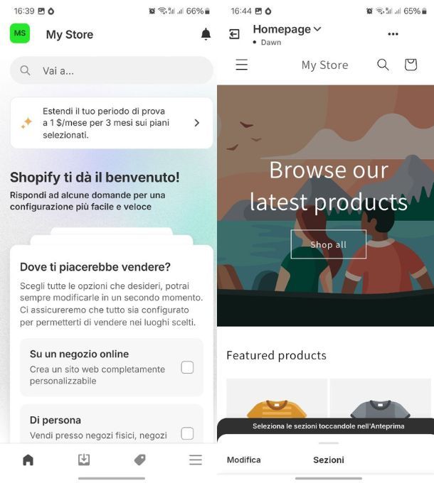 shopify android