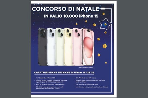 Concorso Esselunga iPhone