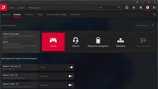 Come dedicare più RAM alla scheda video esterna