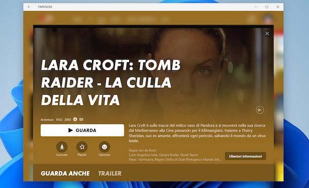 Scaricare da TIMVISION su PC