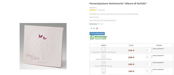 Siti per partecipazioni matrimonio