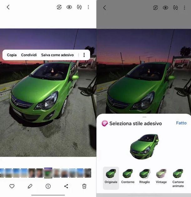 Come trasformare una foto in sticker con Android