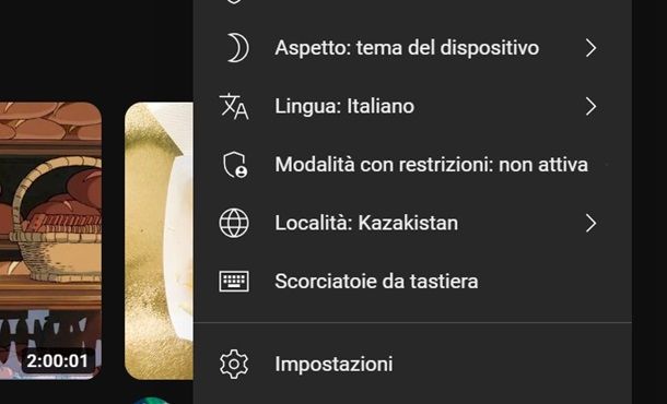 restrizioni youtube