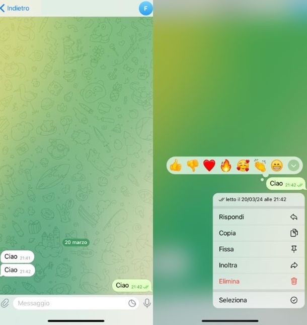 Come sapere se un messaggio è stato letto su Telegram