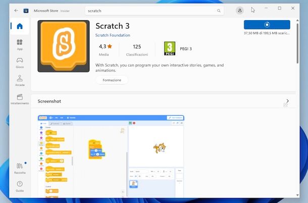 Scaricare Scratch sul PC