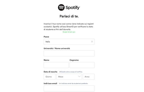 Spotify Student