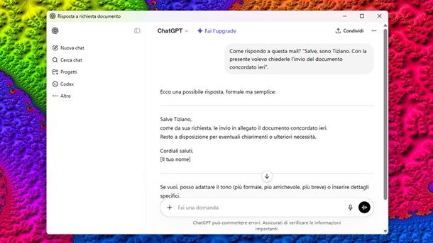 Come farsi aiutare dall'IA nella risposta alla mail