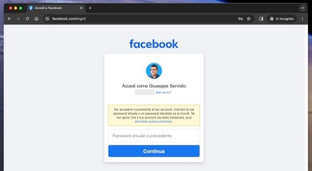 Come accedere a Facebook hackerato