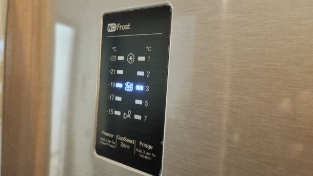 pannello regolazione temperatura frigorifero Samsung no frost