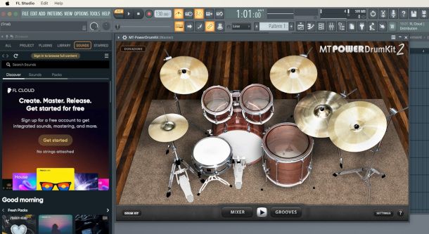 plugin MT Power Drum Kit su FL Studio