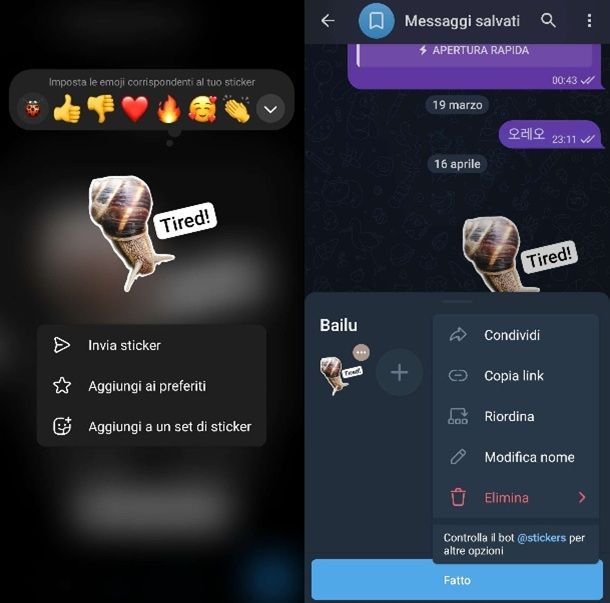 Come trasformare una foto in sticker Telegram