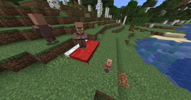 Come fare accoppiare i villager su Minecraft