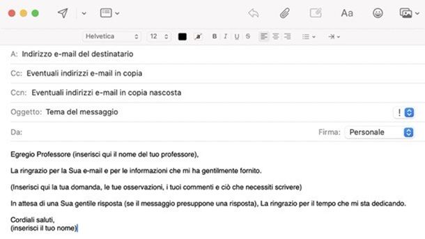 Come rispondere a una mail di un professore