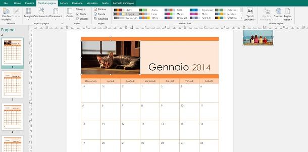 publisher calendario