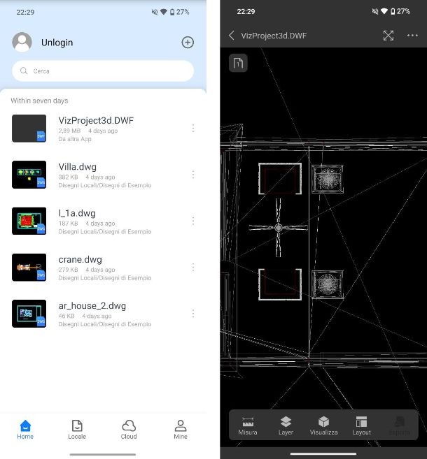 Come aprire file DWF su Android