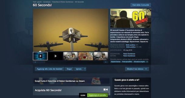 60 Seconds! su Steam