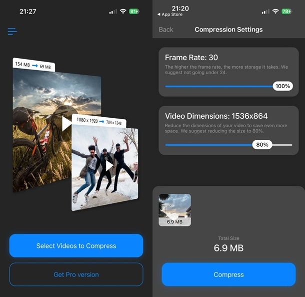 Come comprimere un video su iPhone