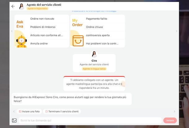 Chattare su AliExpress
