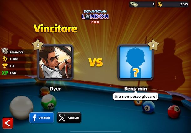 Vincere partite 8 Ball Pool