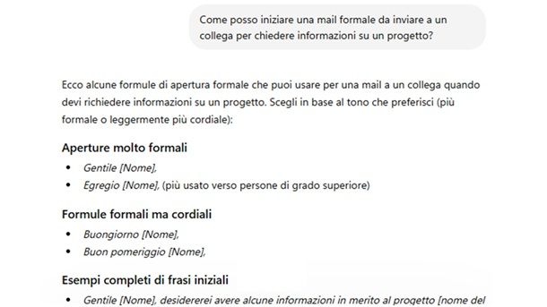 Come farsi aiutare dall'IA a scrivere una mail