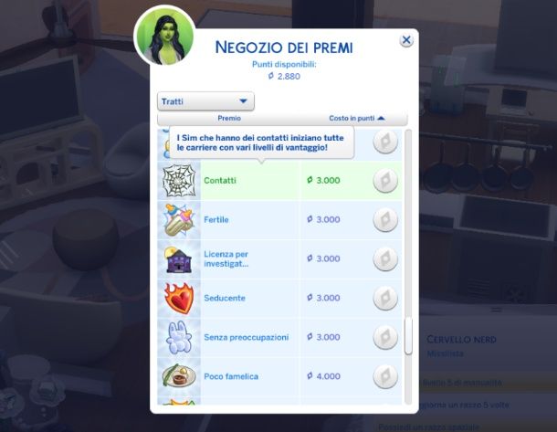 Contatti The SIms 4