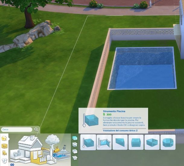 Piscina the sims 4