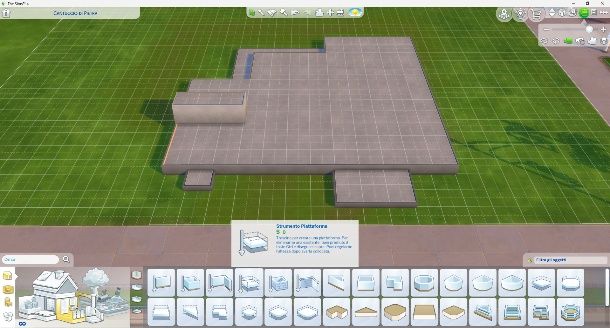 Alzare piattaforma the sims 4